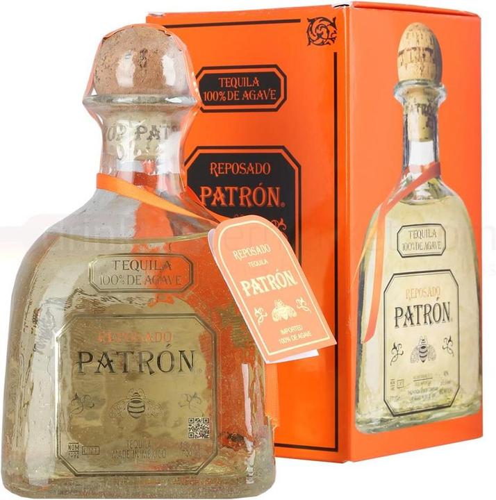 Actual product image Patrón Spirits Company Tequila Reposado with case (1 x 70 cl)
