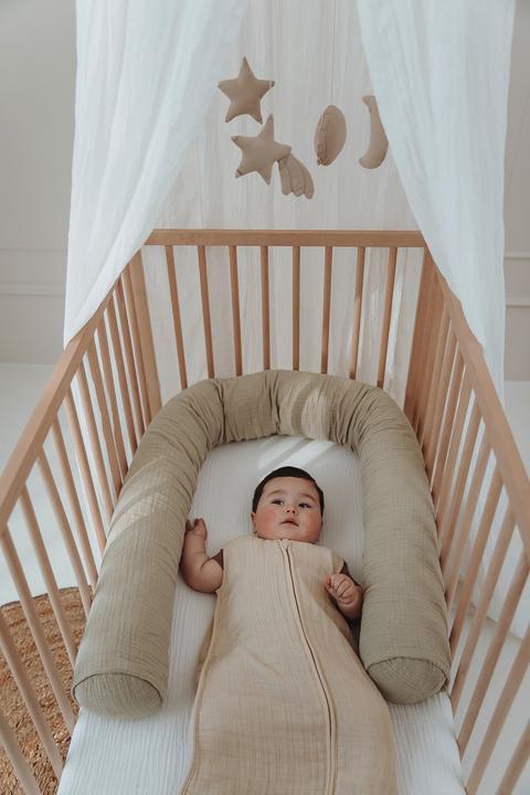 Actual product image Meyco spannbettlaken kinderbett pre-washed musselin (60 x 120 cm)