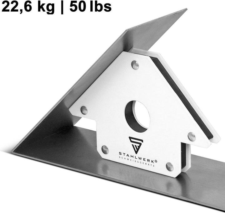 Actual product image Stahlwerk 2 Ã— magnetic angle welding angle 22.6 kg / 50 lbs