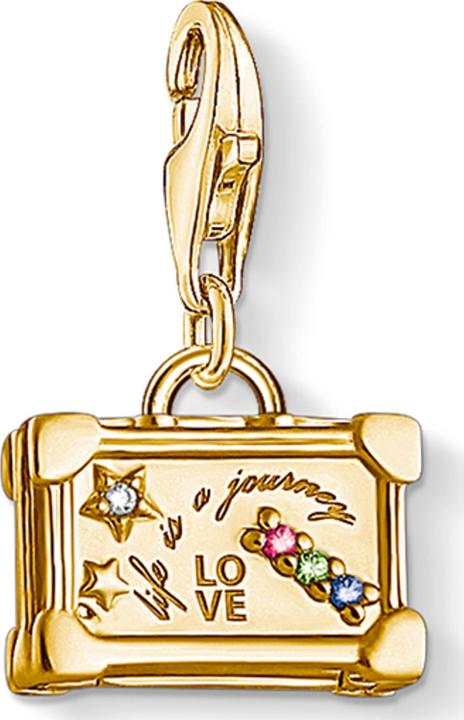 Actual product image Thomas Sabo Charm Pendant (Sterling silver, Yellow gold, 925 Silver)
