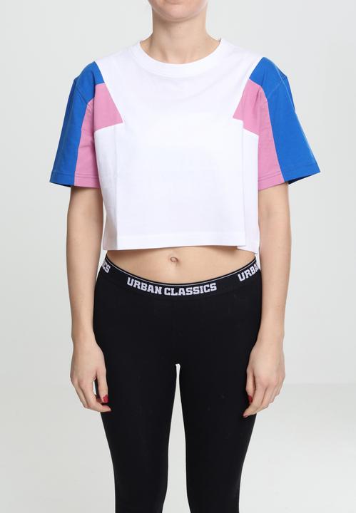 Produktbild Urban Classics Ladies 3-Tone Short Oversize Tee (XS)
