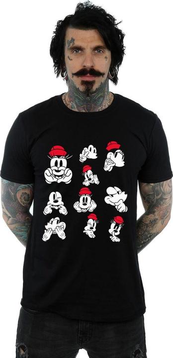 Immagine prodotto Disney Minnie Mickey Photo Poses Maglietta Uomo (4XL)