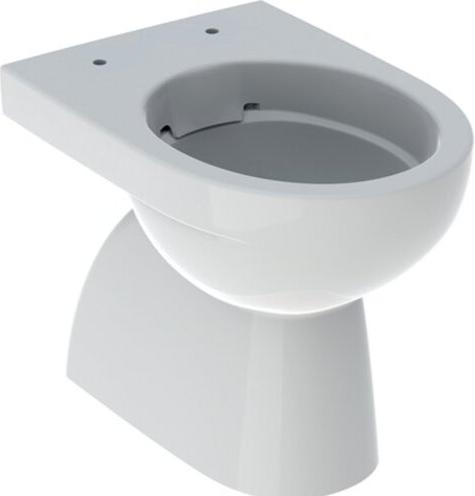Geberit Renova Stand-WC Tiefspüler, Abgang vertikal, teilgeschlossene Form, Rimfree