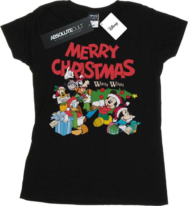 Disney Mickey And Friends Winter Wishes TShirt (S)