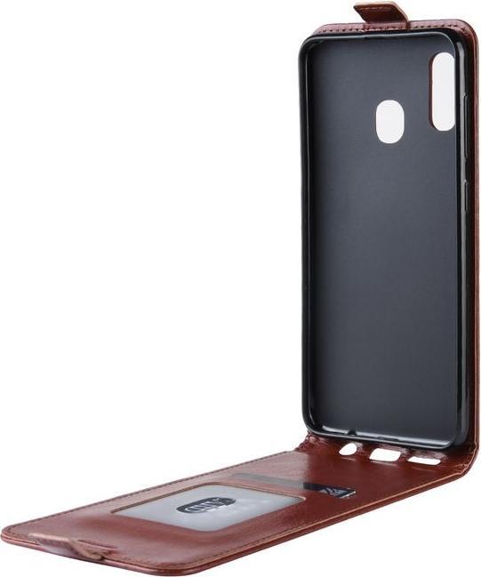Produktbild MU Classic Leder Flipcase Hülle (Samsung Galaxy A20e)