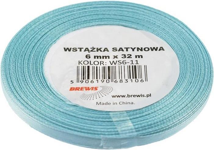 Produktbild Brewis Hellblaues Satinband 6mmx32m