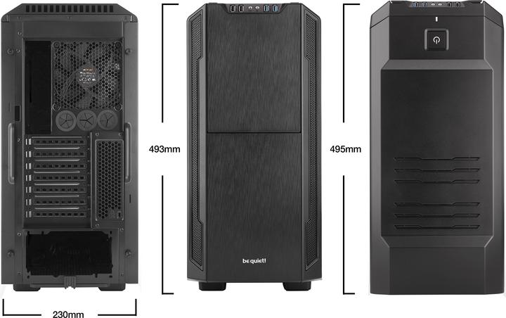 Produktbild be quiet! Silent Base 600 Window (ATX, mATX, Mini-ITX)