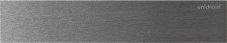 Actual product image Unidrain HighLine panel - stainless steel, brushed, 700 mm, complete