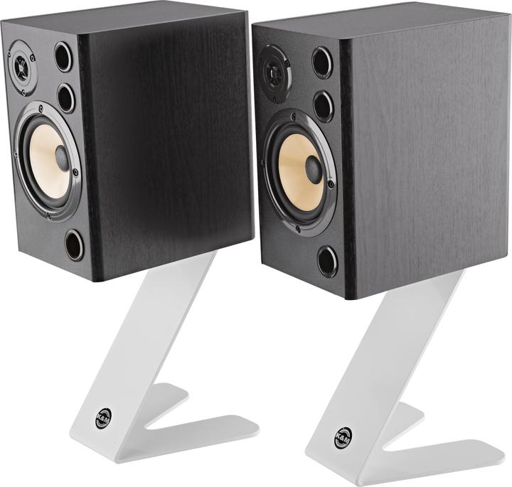 Produktbild K&M 26773 Monitor Tischstativ »Z-Stand« - weiss (1 Stk., Ständer)