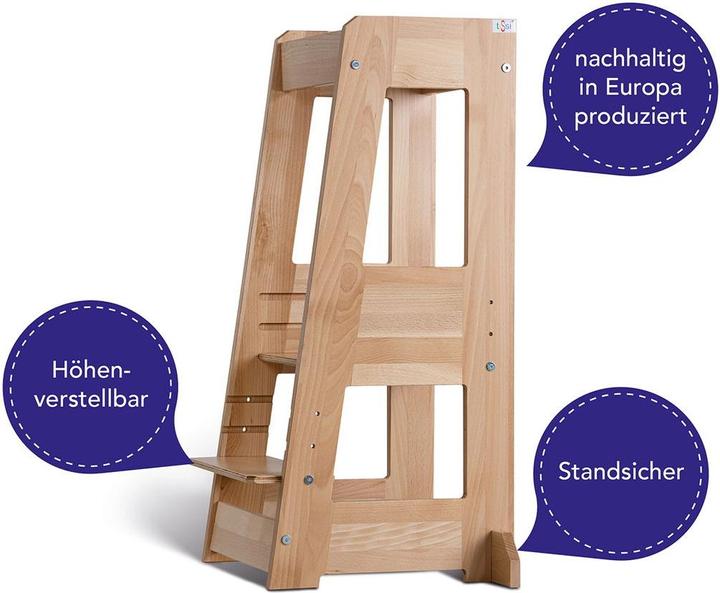 Produktbild Tissi Lernturm Felix mit Anti Rutschmatten Set