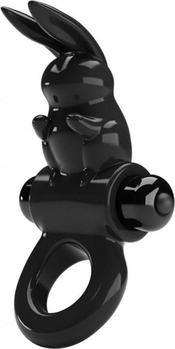 Produktbild Pretty Love - Aufregender Ring Rabbit Vibratorring 10 Vibrationen Schwarz (2.40 cm)