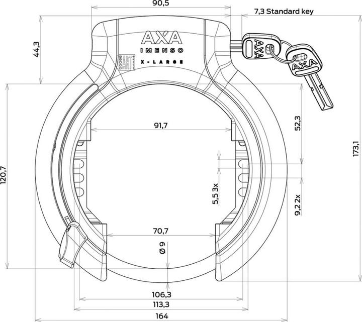 Actual product image AXA Imenso