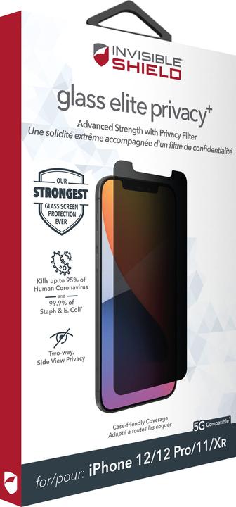 Immagine prodotto Zagg InvisibleShield Glass Elite Privacy+ Apple (e) (1 Pezzo/i, Realme 12 Pro+, Apple iPhone 12)