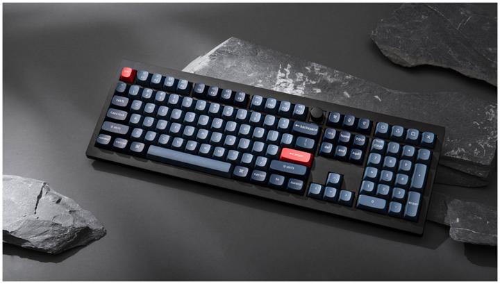 Actual product image Keychron V6 Max QMK/VIA Wireless Custom Mechanical Keyboard Fully Assembled Knob,Carbon Black, Gater (US, Wireless)