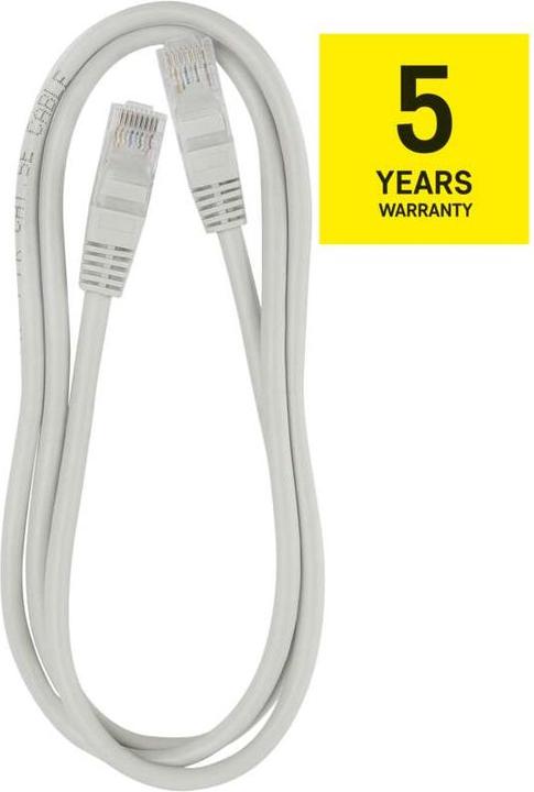 Actual product image Emos PATCH cable UTP 5E, 1m (UTP, CAT5e, 1 m)