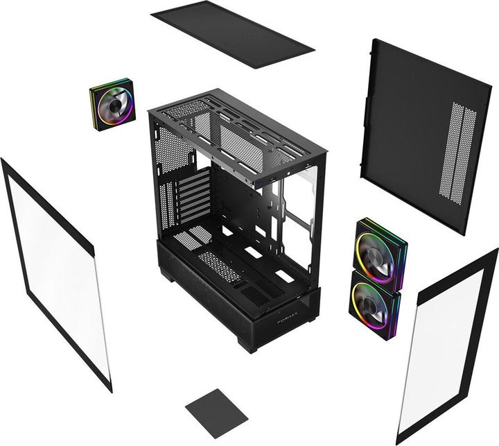 Immagine prodotto Gembird Computer components Gaming Computer Case Fornax X550 (ITX, ATX, E-ATX, mATX)