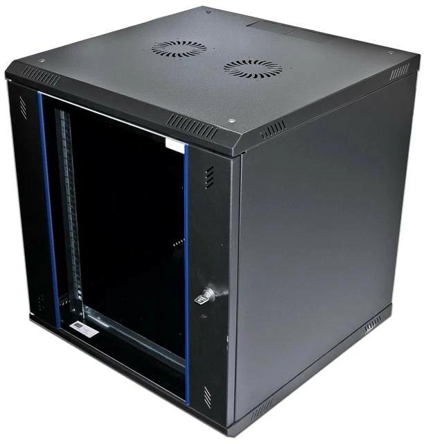 Produktbild Wirewin Wandschrank 600X600X12U Pro 2nd Gen 19 / 12HE / Schwarz (12 HE, 19 Zoll Rack)