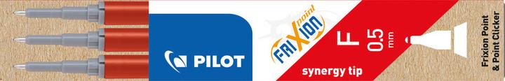 Actual product image Pilot FriXion Refill Point Set Set of 3 (Refill, Red, 0.25 mm)