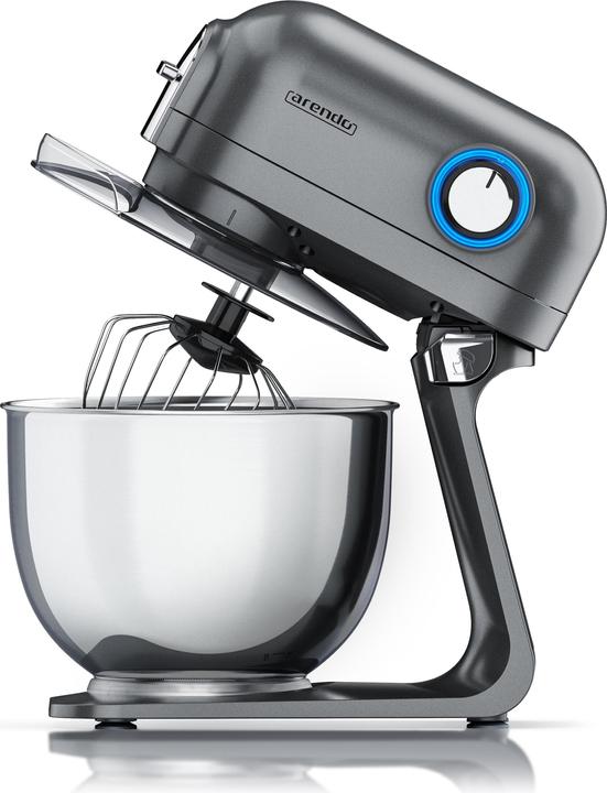 Actual product image Arendo Food processor, mixer with 5 litre stainless steel bowl incl. 3 mixing tools, mixer with 1200 W (1200 W)