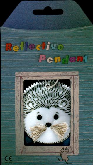 Actual product image Softreflector Pendant reflector hedgehog Justin