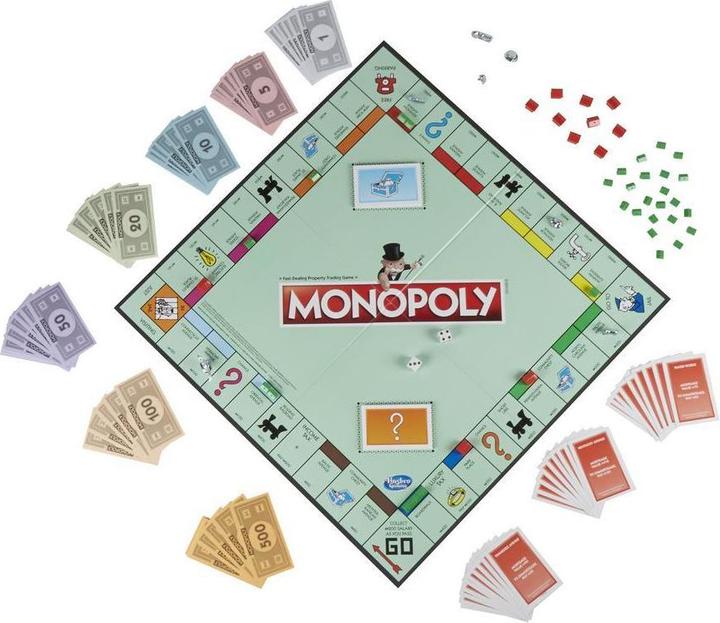 Productafbeelding Monopoly Klassiek Bordspel Economische Simulatie (Deens)