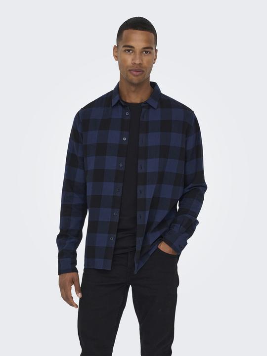 Immagine prodotto Only & Sons Kariertes Langarmhemd (XS)