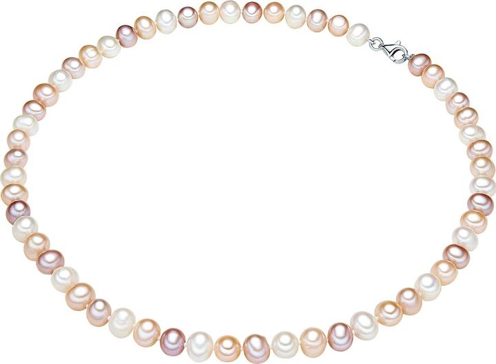 Immagine prodotto Valero Pearls Donna in argento sterling con perle d'acqua dolce coltivate - 3832 (Argento, 50 cm)