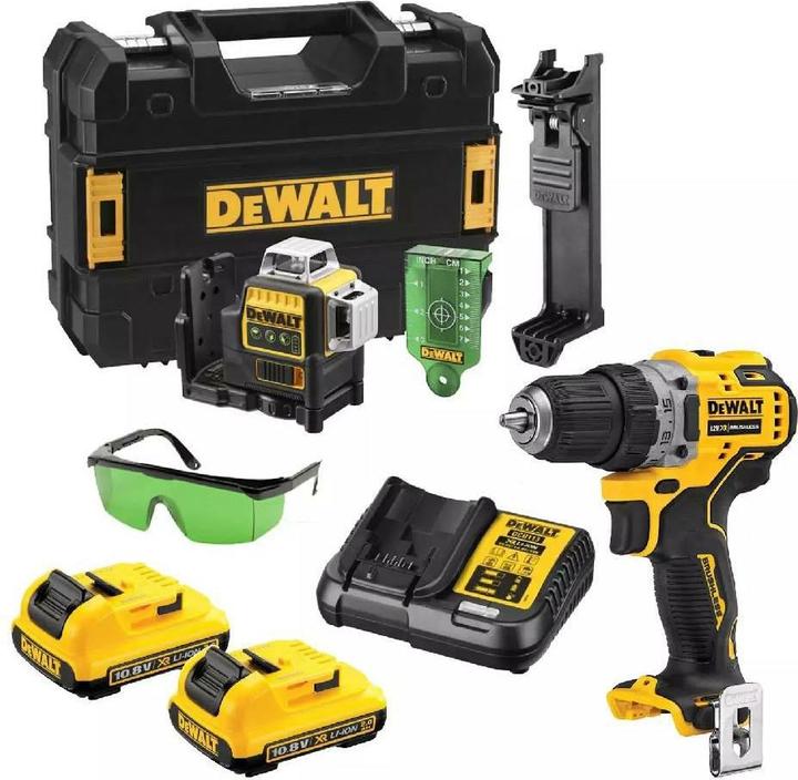 Actual product image DeWalt COMBO SET 12V DCE089G + DCD701 DCK212D2T (12 V)