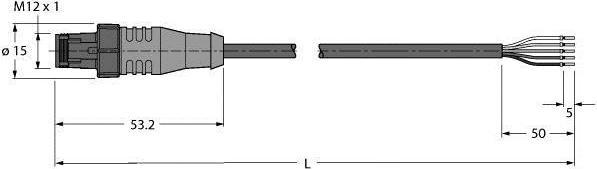 Produktbild Turck Anschlussleitung (5 m)