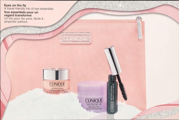 Clinique All About Eyes Value Set with All about eyes 15 ML TTDO 30 ML (Gratis) High Impact Mascara (Set, 33.50 ml, Tag)