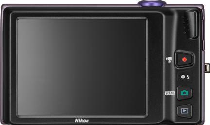 Actual product image Nikon Coolpix S6150, 16MP, 7x Zoom, HD, Touch LCD, Purple (1/2,3'')