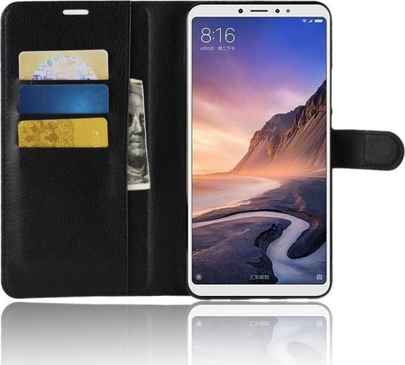 Actual product image MU Classic Litchi Leather Bookcover Series (Mi Max 3)