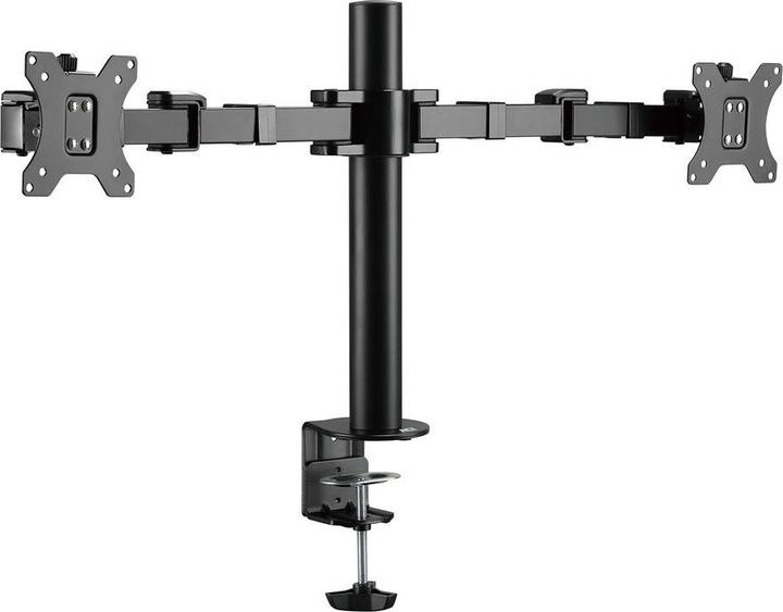 Monitor Desk Mount, 2 screens up to 32ö and 12 kg (Tisch, 32")