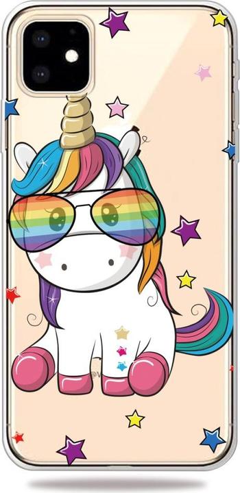 Actual product image Ueli Express iPhone 11 Super Slim rubber case cool unicorn (Apple iPhone 11)