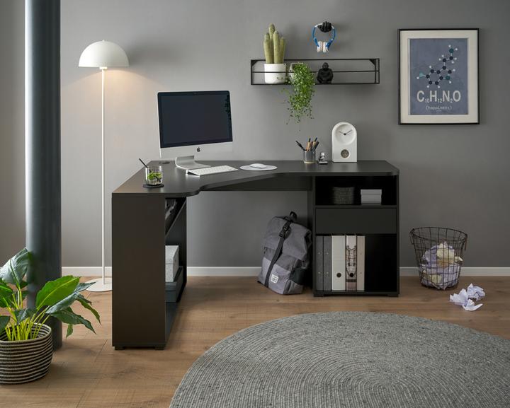Produktbild Bega Consult BC 3155 Schreibtisch Beschichtete Spanplatte schwarz