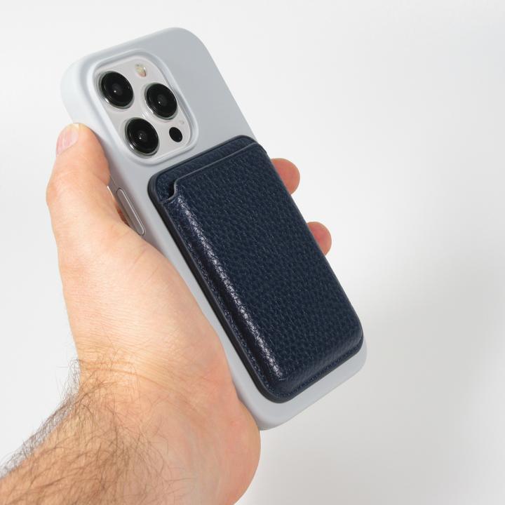 Produktbild PhoneLook MagSafe Magnetkartenhalter aus veganem Leder mit starken Magneten (Apple iPhone 12)
