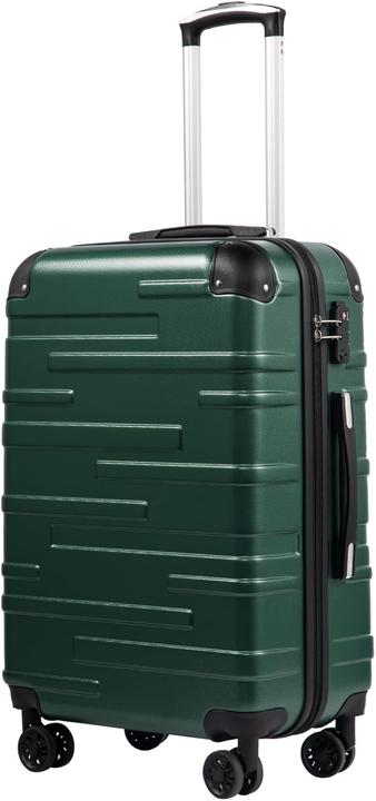 Coolife Hartschalenkoffer mit TSA-Schloss (93 l, L (90 - 115l))