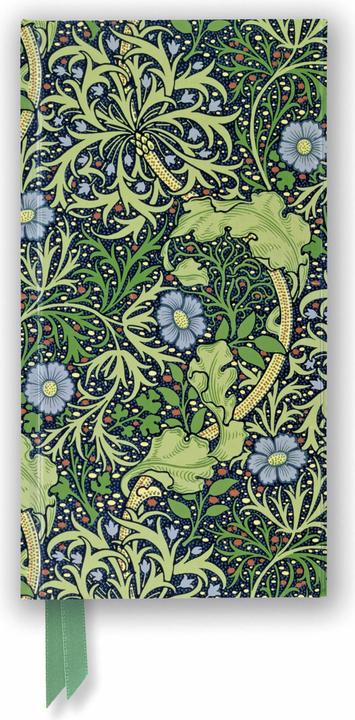 Produktbild William Morris: Seaweed (Foiled Slimline Journal) (Liniert, Harter Einband)