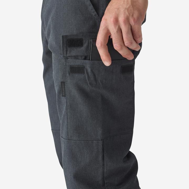 Actual product image Solognac Trousers Steppe 300 Regular grey (4XL)