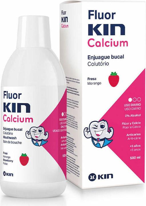 KIN Fluorkin Calcium Bain de bouche 500 ml (500 ml, Bains de bouche)