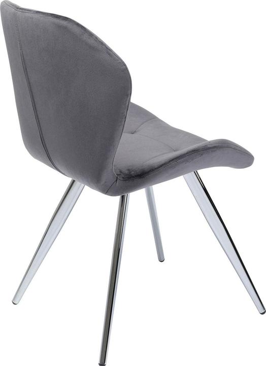 Produktbild Kare Design Stuhl Viva Grau Chrom