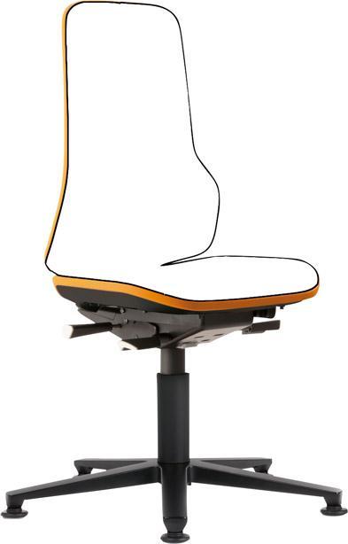 Produktbild Magni Orange Neon Base-Stuhl mit Schieber