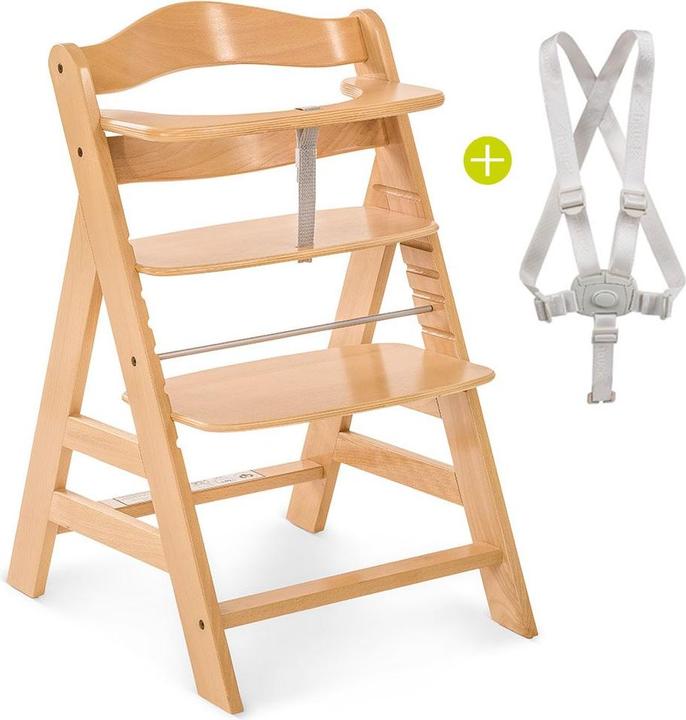 Actual product image Hauck Highchairs Alpha Plus Nature Newborn Set - 4-piece highchair (Highchair)