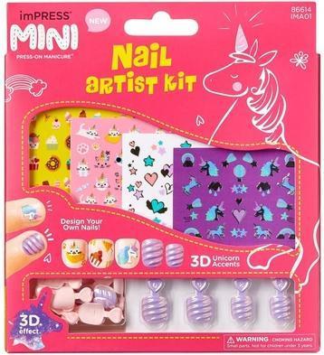 Actual product image KISS My Face - imPRESS Kids Nail Artist Kit - Self-adhesive nails for kids -