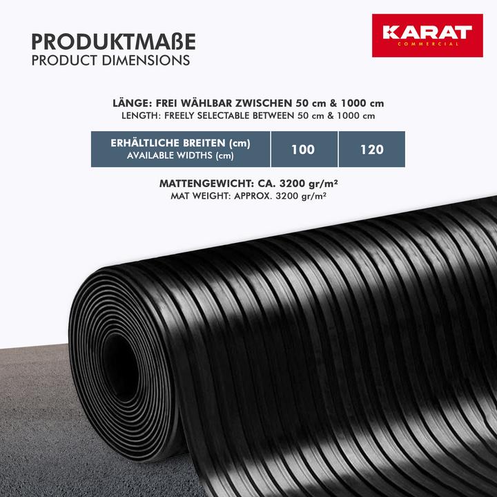 Produktbild ETM Breit gerippt (120 x 500 cm)