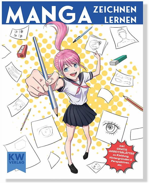 Produktbild SimplePaper Manga zeichnen lernen für Anfänger & Fortgeschrittene (Deutsch, SimplePaper, K & W Verlag, Knecht & Walde GbR, 2022)