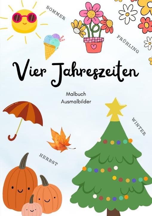 Produktbild Malbuch Ausmalbilder Vier Jahreszeiten