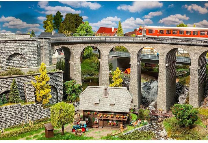 Actual product image Faller Viaduct set, 2-rail, bogeyed