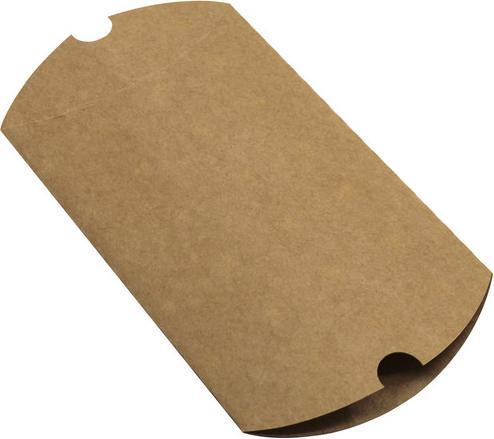 Produktbild Artoz Geschenkschachtel Pillow Box Kraftpapier braun klein (Geschenktüte, 6 x)