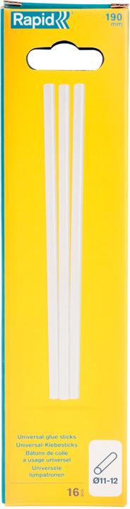 Produktbild Rapid Universal Transparente Klebesticks Ø12x190mm 16 Stück